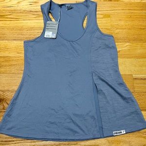 Women’s Gymshark True Texture Vest- Intense Steel Blue